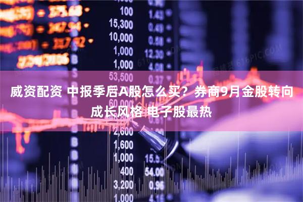 威资配资 中报季后A股怎么买？券商9月金股转向成长风格 电子股最热